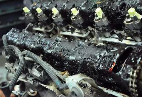 難以清洗的油污