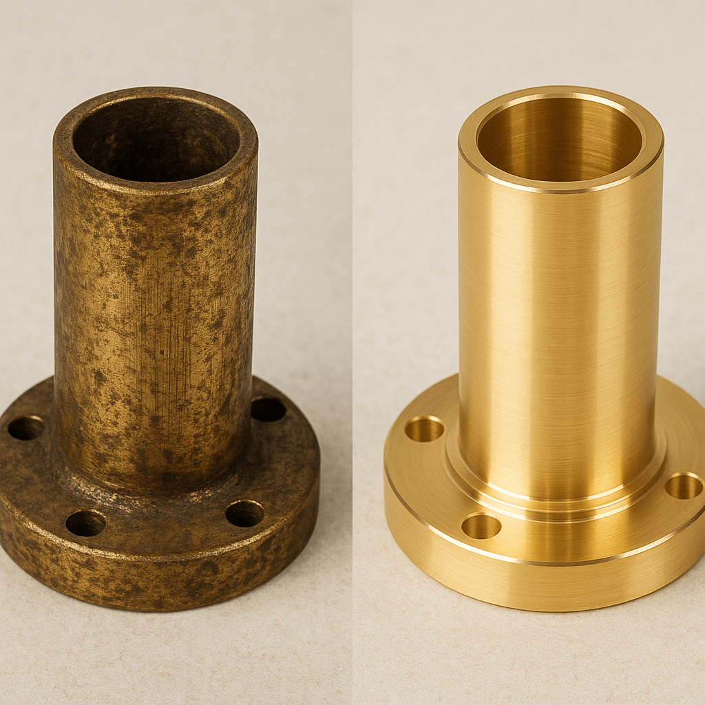 黃銅清洗前后對比圖