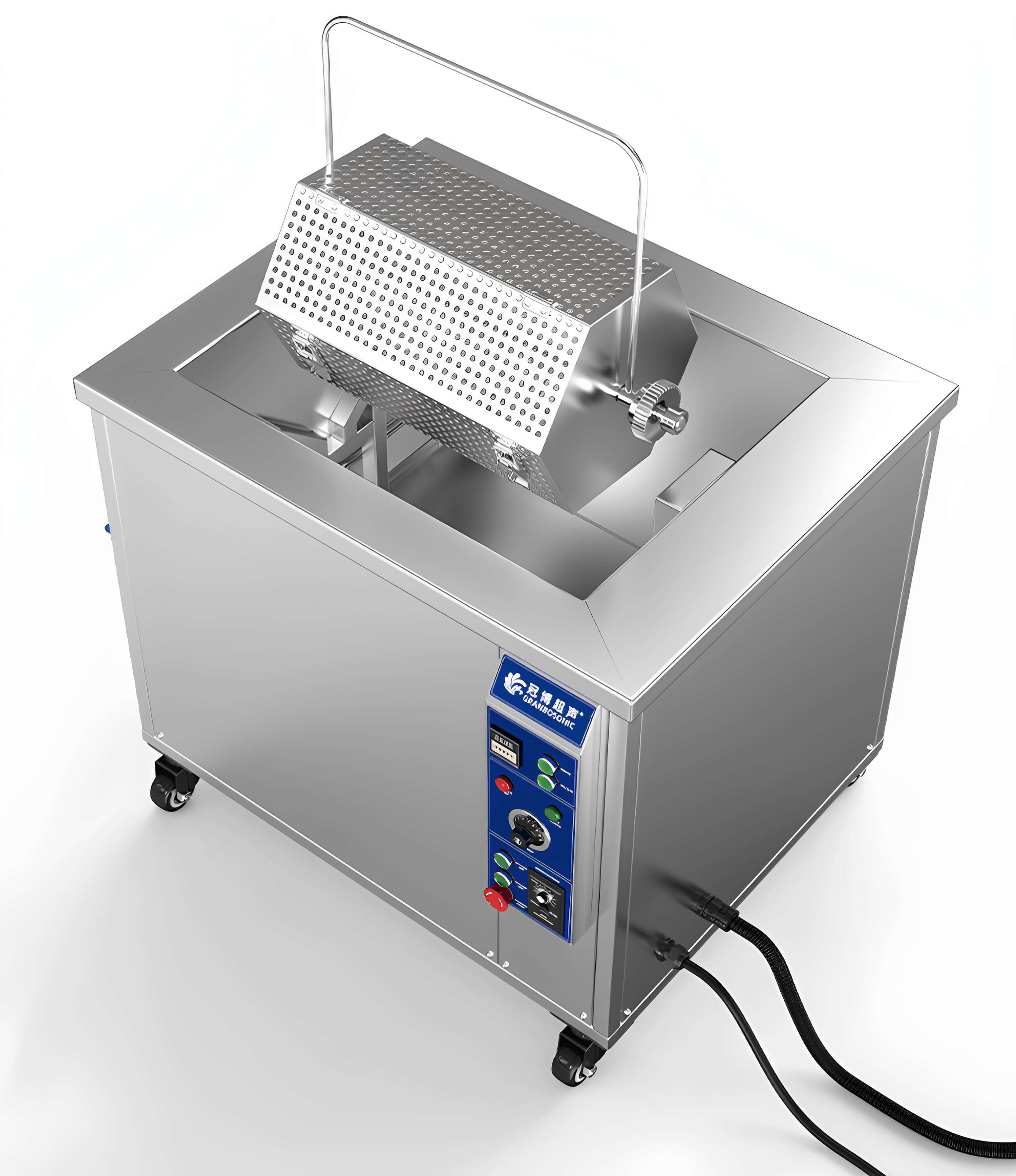 45L 冠博仕滾筒式超聲波清洗機 600W工業(yè)級除油除銹設(shè)備 | 五金小工件螺絲螺母清洗